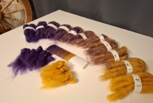 Kursbesuch «Farbverläufe mischen» bei Spycher Handwerk in Huttwil